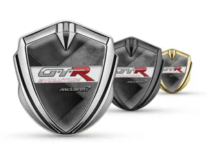 McLaren Emblema Guardabarros Insignia De Carrera Facha Brillo